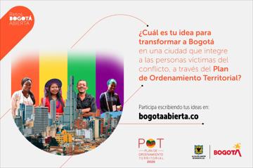 ¿Cuál es tu idea para transformar Bogotá integrando a las personas víctimas del conflicto?